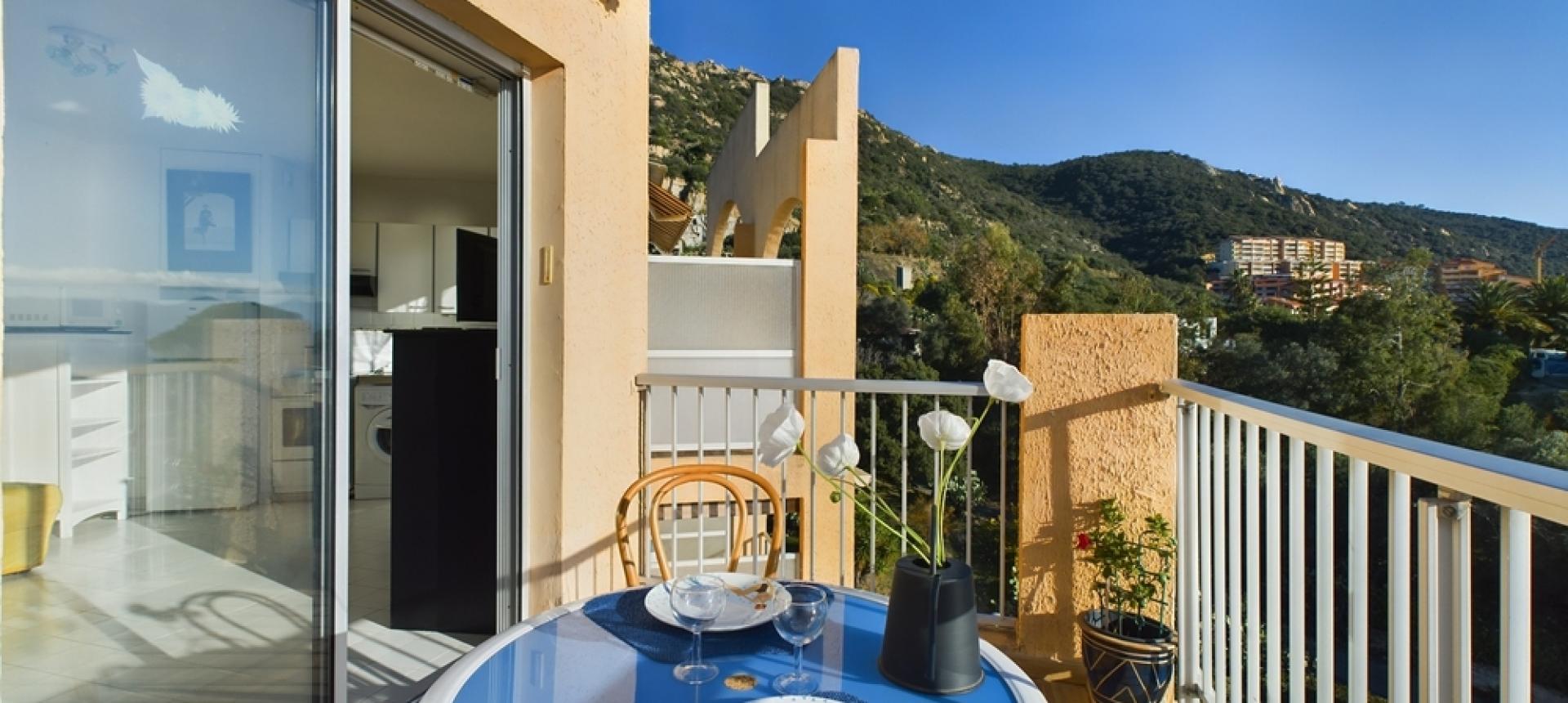 Studio vue mer à vendre à Ajaccio, Résidence du Scudo