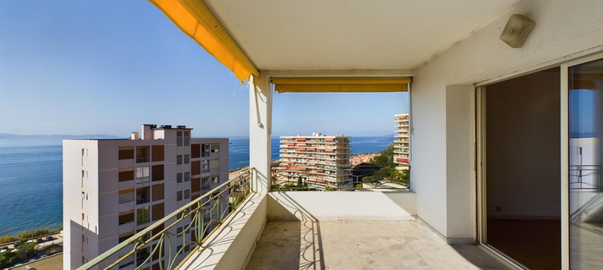 F3 vue mer à vendre à Ajaccio - Résidence Plein Soleil