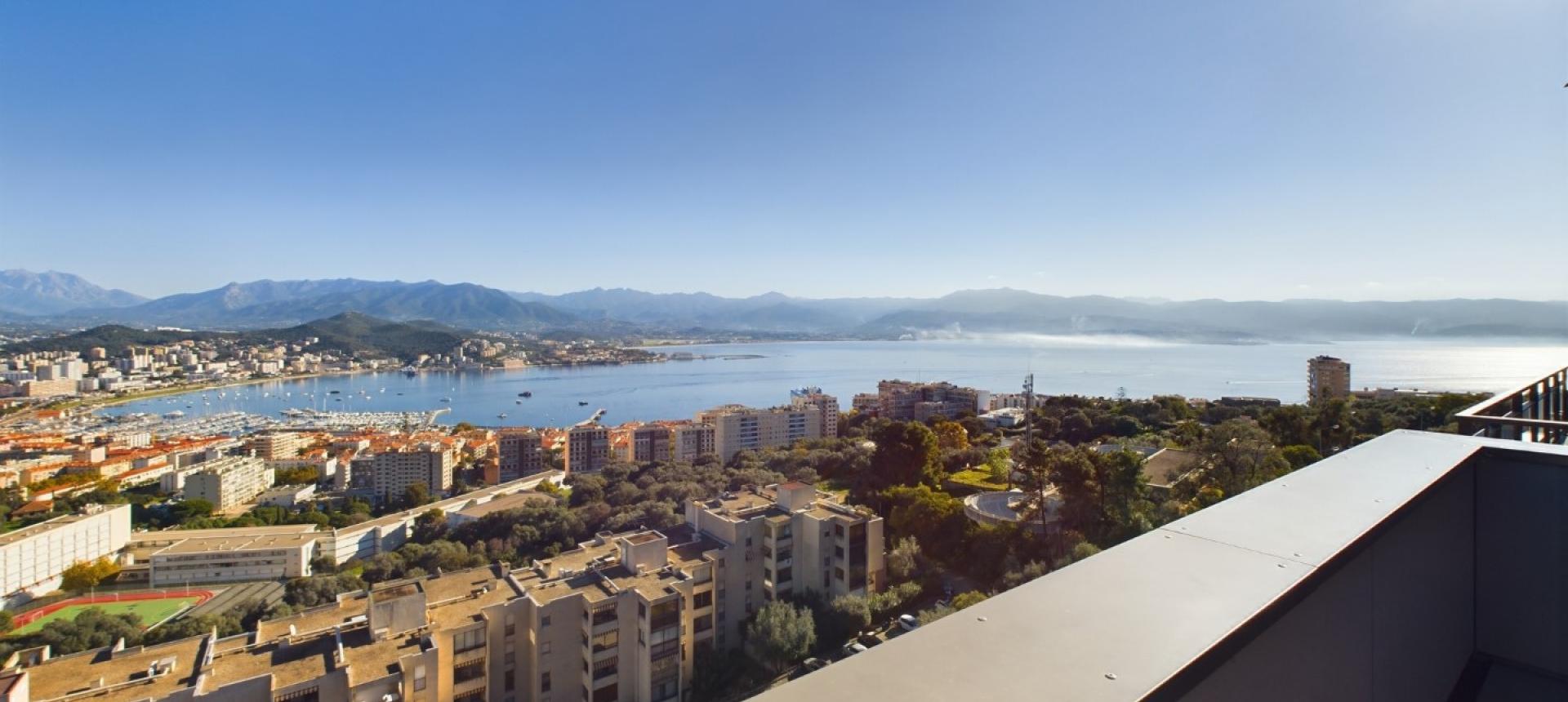 F4 vue mer à vendre à Ajaccio - Les Terrasses de Torretta